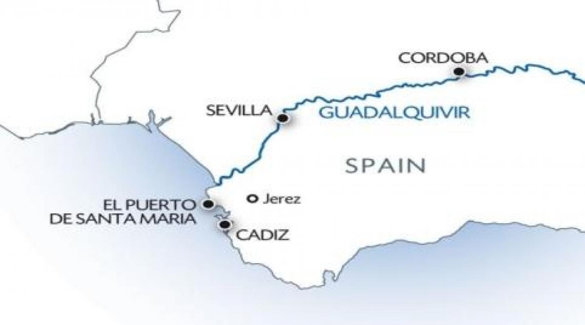 guadalquivir hartë