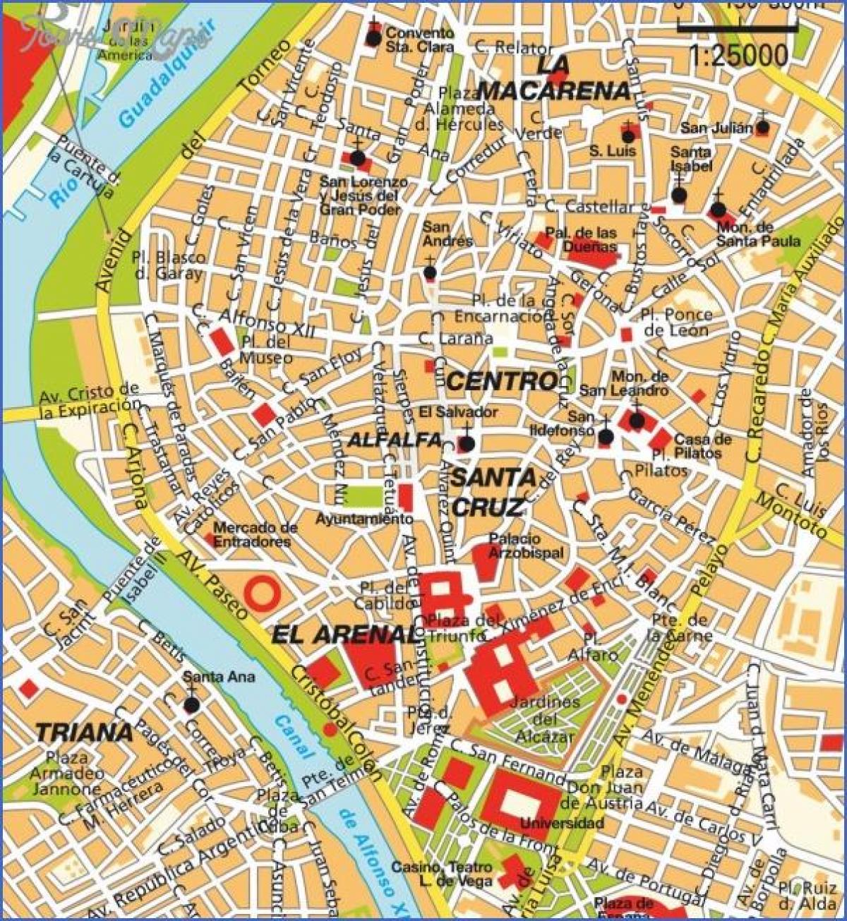 Sevilles pamjet hartë