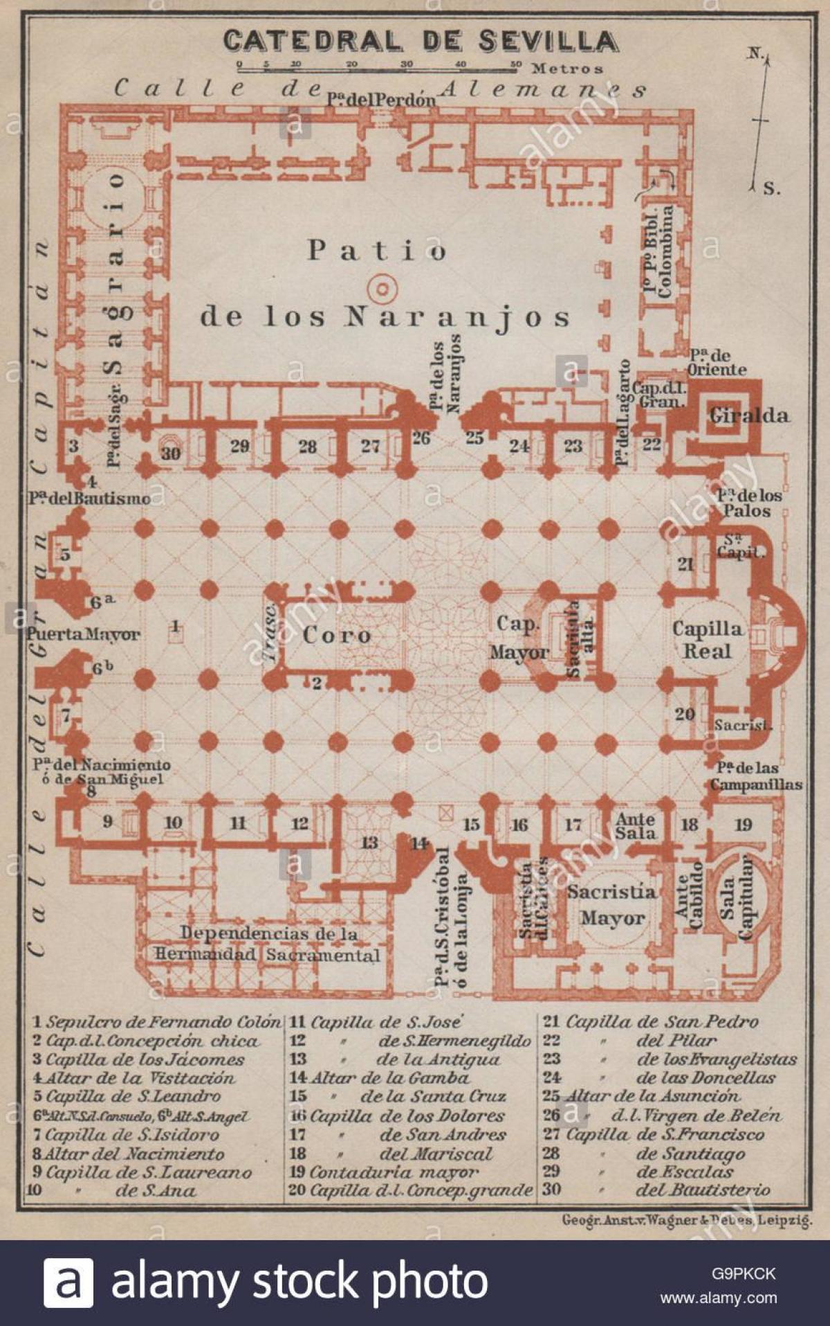 harta e Seviljes katedrales