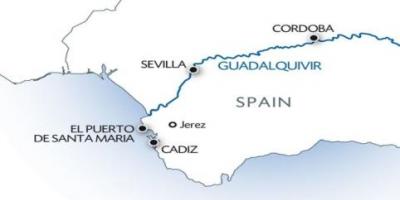 Guadalquivir hartë