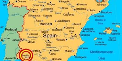 Sevilla espana hartë