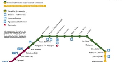 Metro Seviljes hartë