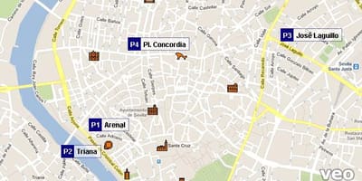 Harta e Seviljes parking